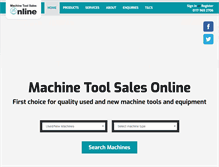 Tablet Screenshot of machinetoolsalesonline.com
